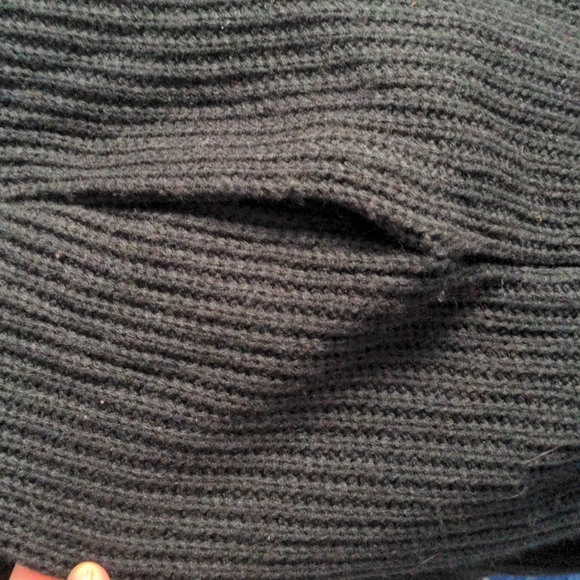 Oversized turtleneck sweater dress - Picture 8 of 12